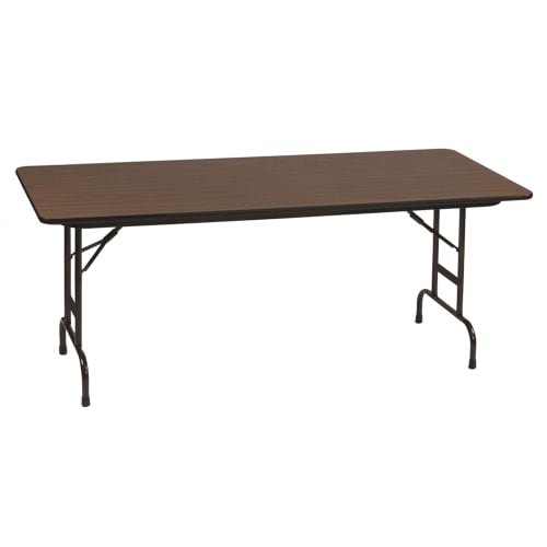 Correll, Inc® Anti-Fatigue Table 30x72x22-32H Adjustable Height High-Pressure Laminate Top, Walnut